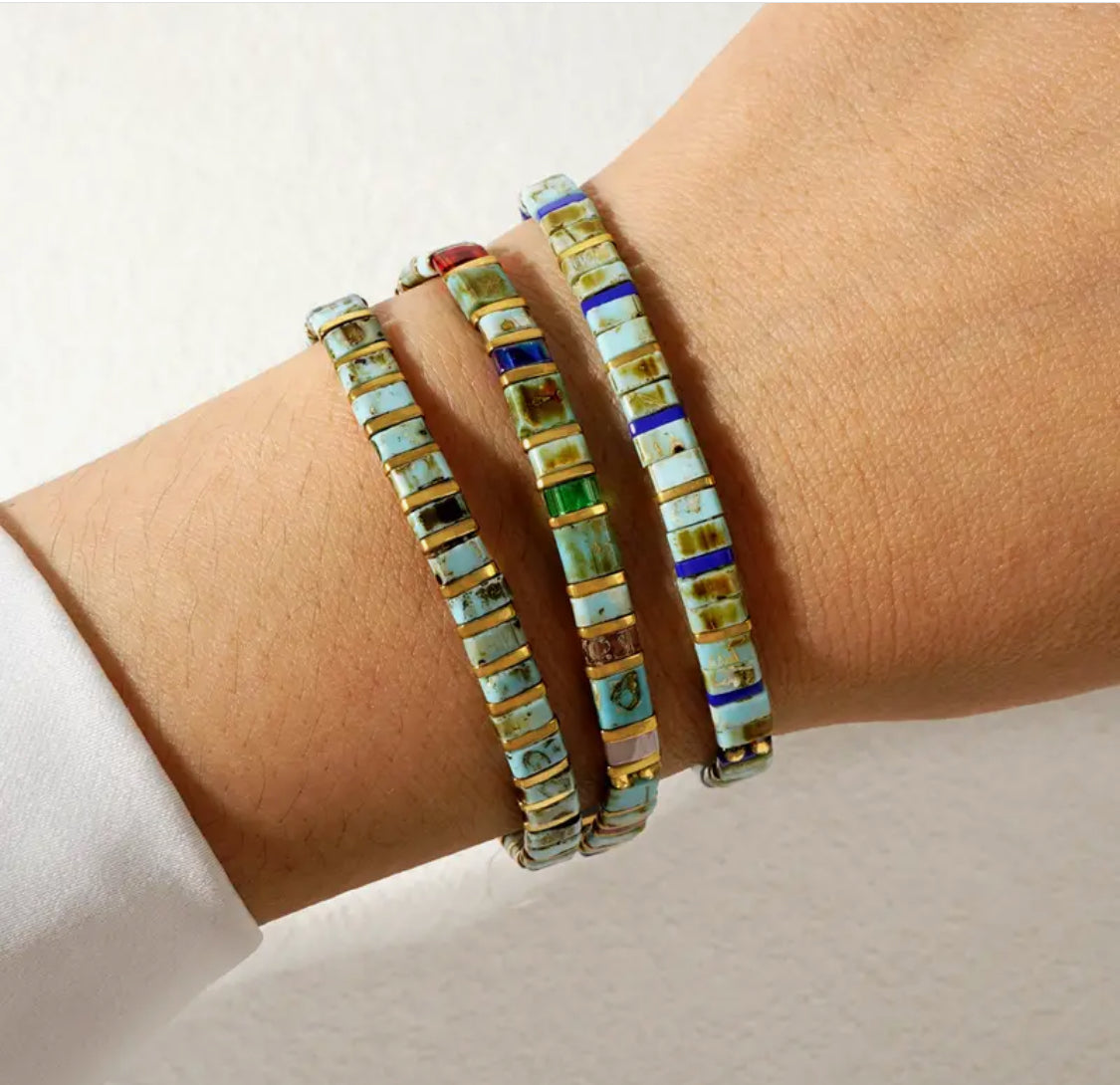 Tila Blue Ocean 3 pack Bracelets