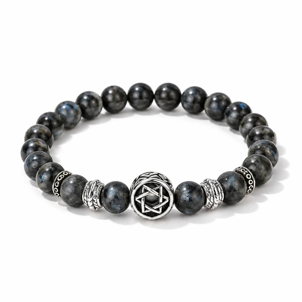 Men’s Star of David Elastic Bracelet – Magen David Jewish Bracelet | Unisex