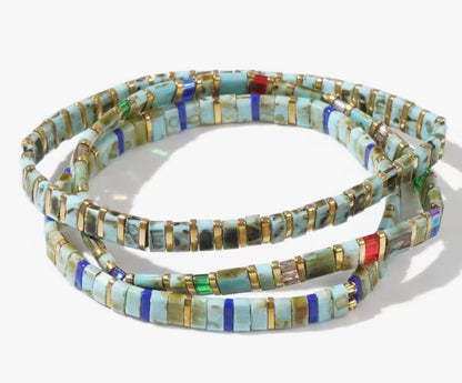 Tila Blue Ocean 3 pack Bracelets