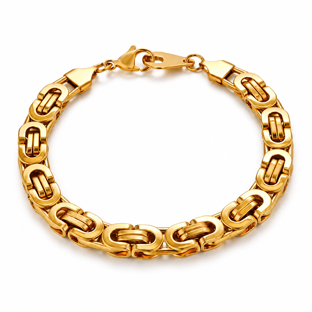 Byzantine Gold Chain Bracelet