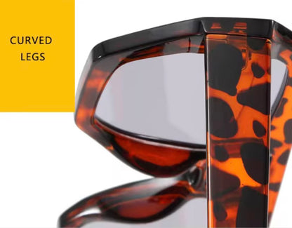 Oversized Double Bridge Sunglasses – Premium UV400 Protection - Style-NV