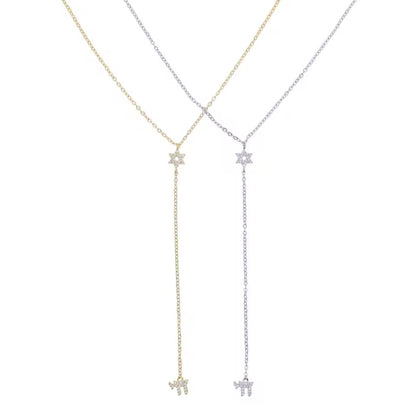 Star of David Magen David, Hamsa & Chai Charm Necklace - Judaica Jewellery- Best Seller