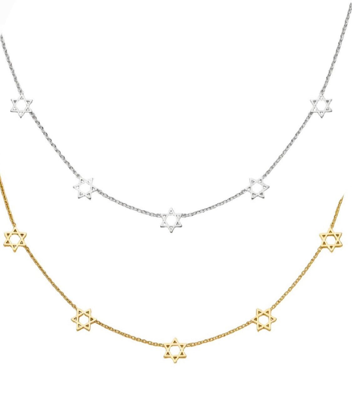 Star of David Magen David Necklace | Gold Plated | Style-NV