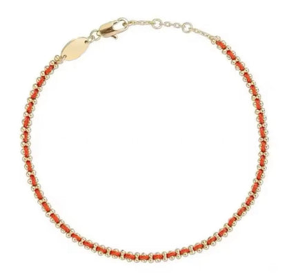 Red Ribbon Protection Bracelet – Gold or Silver Waterproof & Tarnish-Free