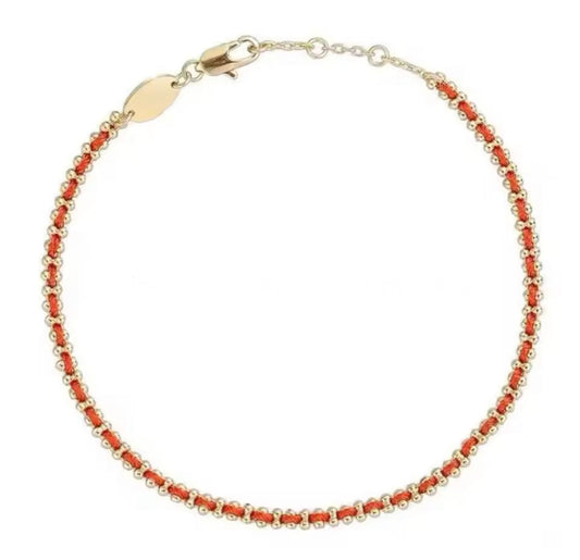 Red Ribbon Protection Bracelet – Gold or Silver Waterproof & Tarnish-Free