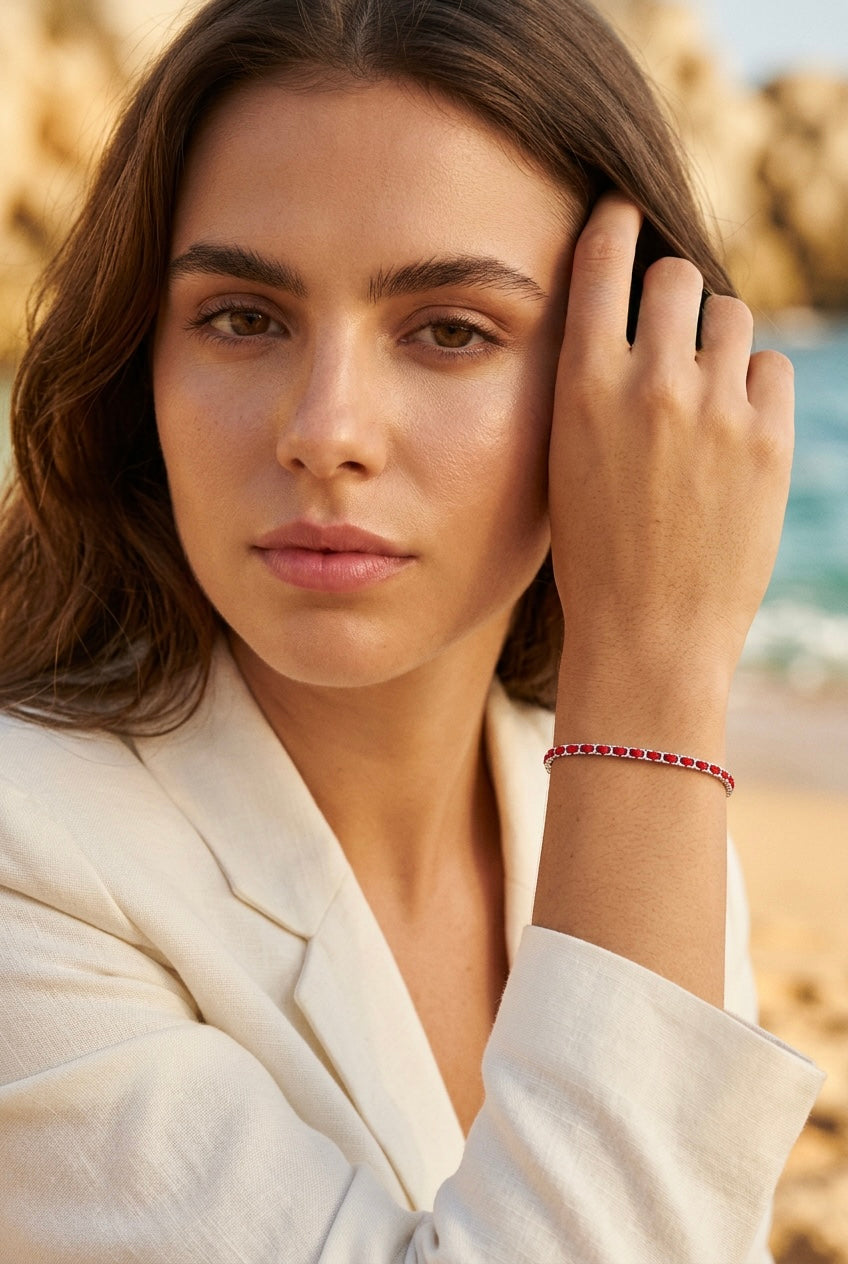 Red Ribbon Protection Bracelet – Gold or Silver Waterproof & Tarnish-Free