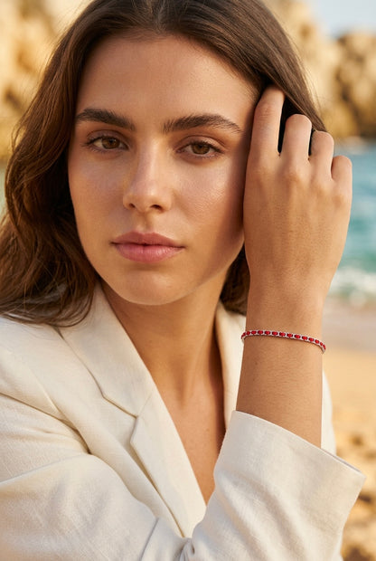 Red Ribbon Protection Bracelet – Gold or Silver Waterproof & Tarnish-Free
