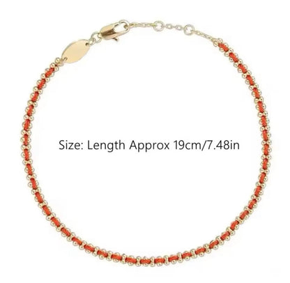 Red Ribbon Protection Bracelet – Gold or Silver Waterproof & Tarnish-Free