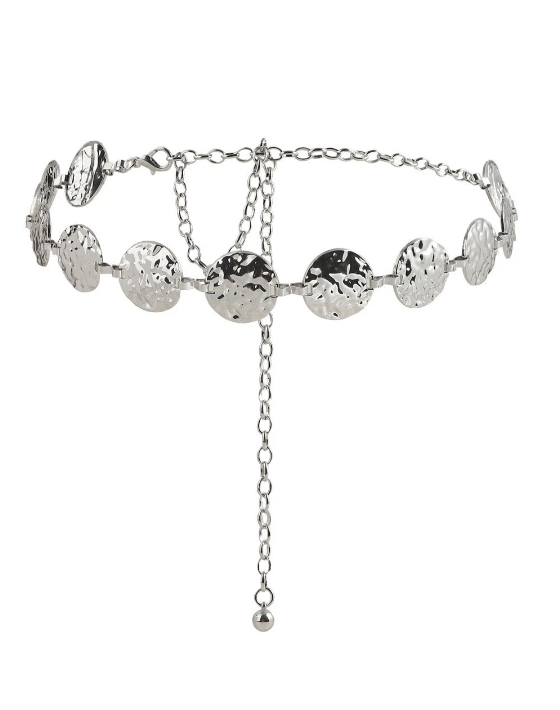 Circular Coin Style Multi Disk Chain Belt