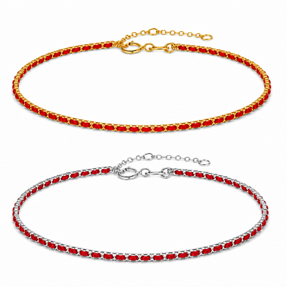 Red Ribbon Protection Bracelet – Gold or Silver Waterproof & Tarnish-Free