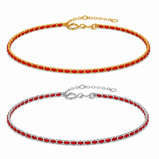 Red Ribbon Protection Bracelet – Gold or Silver Waterproof & Tarnish-Free