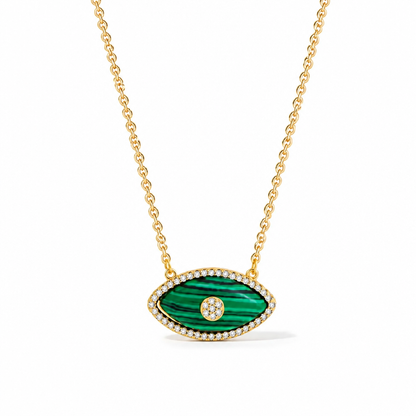 Evil Eye Pendant Necklace | 18K Gold Plated | Style-NV