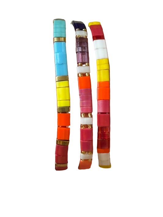 Tila Rainbow 3 pack Bracelets