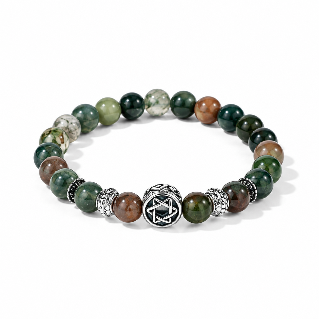 Men’s Star of David Elastic Bracelet – Magen David Jewish Bracelet | Unisex