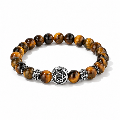 Men’s Star of David Elastic Bracelet – Magen David Jewish Bracelet | Unisex