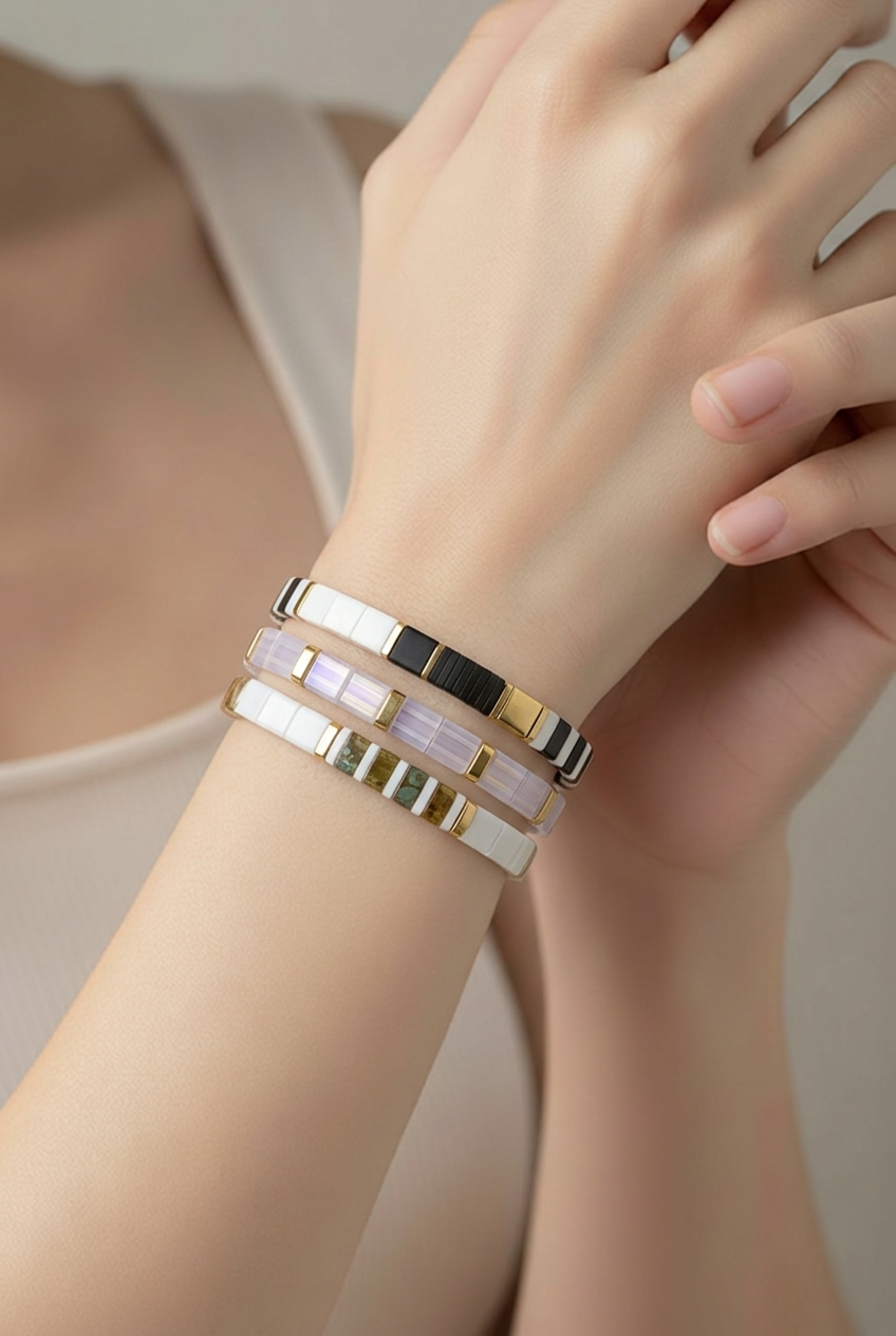 Tila Monochrome 3 pack Bracelets