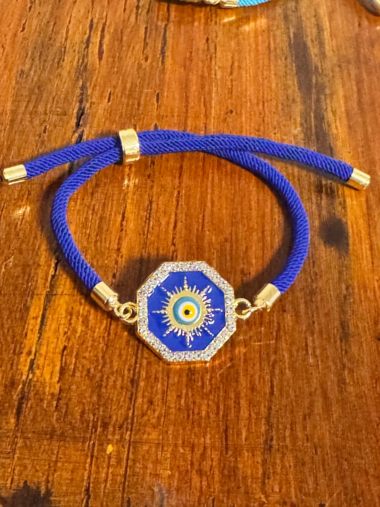 Evil Eye Adjustable Rope Bracelets