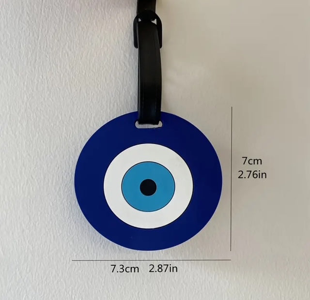 Evil Eye combo Luggage Tag Identifier